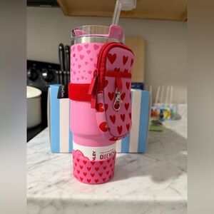 Stanley Pink Heart Tumbler Valentine’s edition